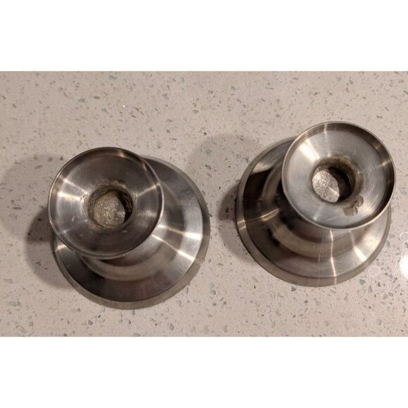 Vintage Pewter Candle Holders by Haugrud Norway 333 - Picture 4 of 12